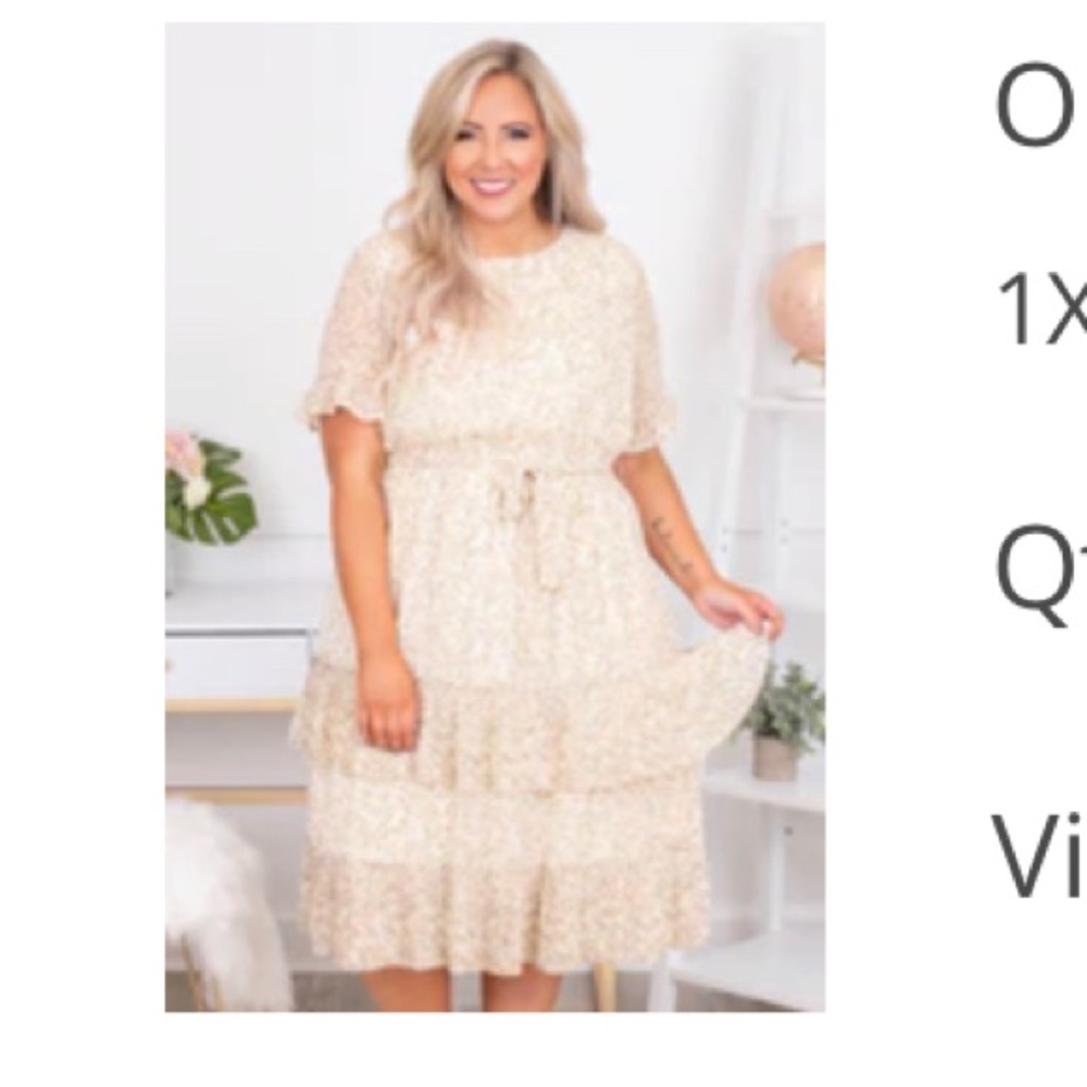 Gorgeous Flowy Chic Soul Dress 1x